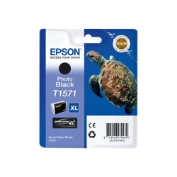 EPSON 5LB T1571 ink cartridge black standard capacity 1-pack blister without alarm