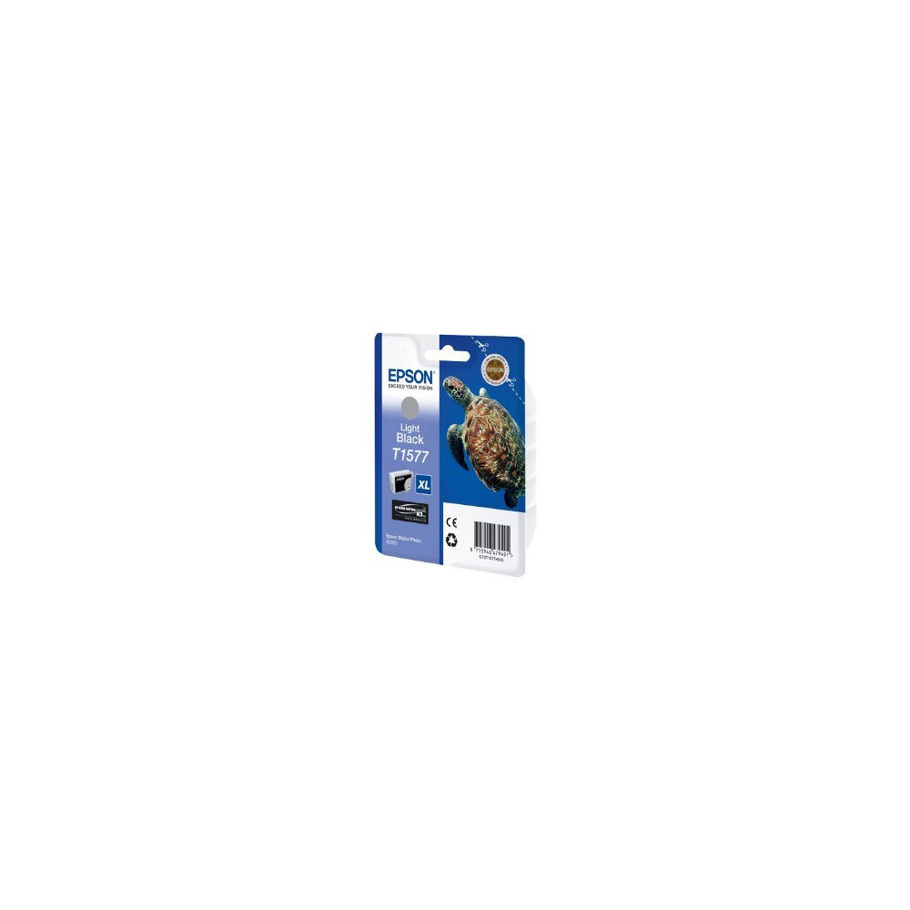 EPSON 5LB T1577 ink cartridge light black standard capacity 1-pack blister without alarm