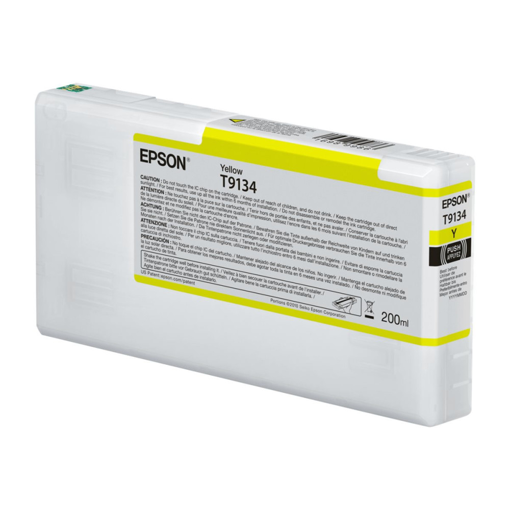 EPSON 5LB T9134 Yellow Ink Cartridge 200ml