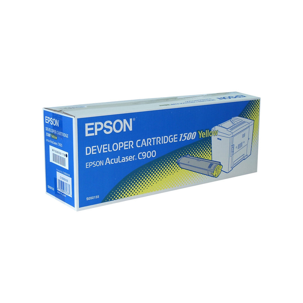 EPSON ACULASER C900, C900N cartouche de toner jaune capacité standard 1.500 pages pack de 1