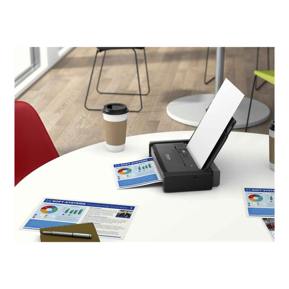 EPSON WorkForce WF-110W Printer colour ink-jet A4 5760x1440dpi 7ppm mono/4ppm colour capacity 20 sheets USB 2.0 Wi-Fi