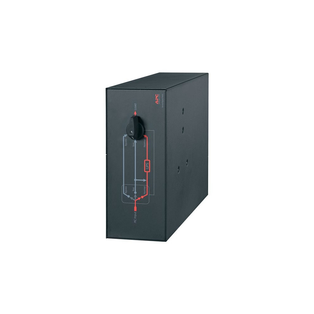 APC ServiceBypassPanel SU RT7500 10000VA Black 4U Rack/Tower Convertible