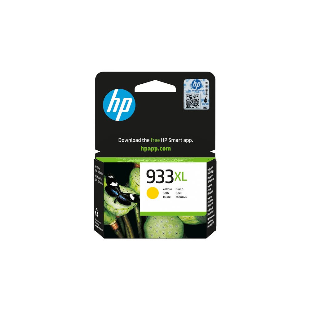 HP 933XL original Ink cartridge CN056AE BGX yellow high capacity 825 pages 1-pack Officejet
