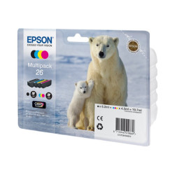 EPSON 3LB 26 ink cartridge black and tri-colour standard capacity 19.7ml 1-pack RF-AM blister w/s