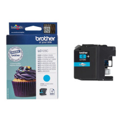 BROTHER LC-123 cartouche dencre cyan capacité standard 600 pages pack de 1