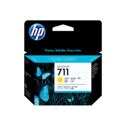 HP 711 original Ink cartridge CZ136A yellow standard capacity 3-pack