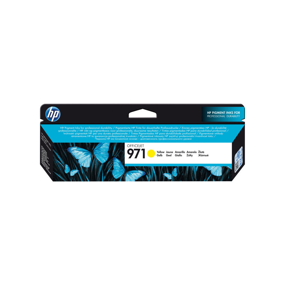 HP 971 original Ink cartridge CN624A yellow