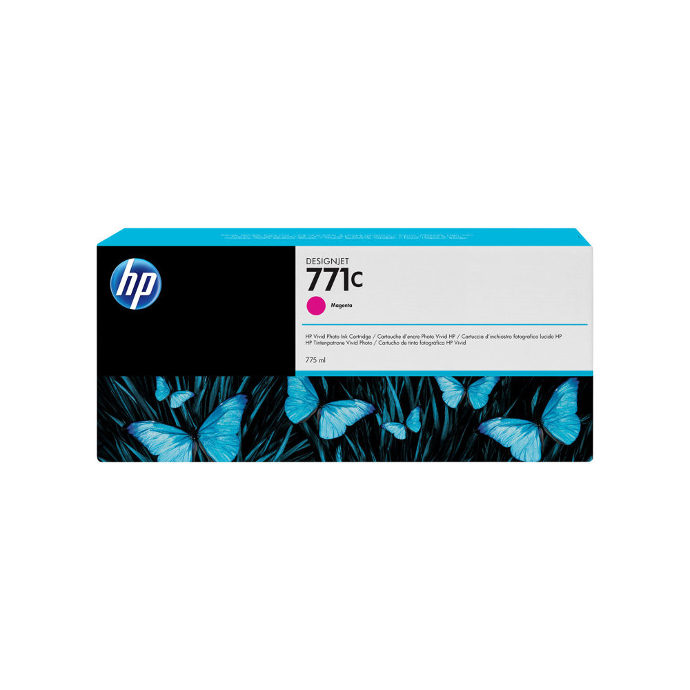 HP 771C original Ink cartridge B6Y09A magenta standard capacity 775ml 1-pack