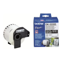 BROTHER P-TOUCH DK-22205 continue length  papier 62mm x 30.48m