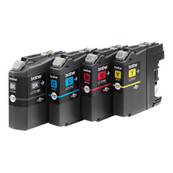BROTHER LC-121 cartouche d encre noir et tricolore 1-pack blister sans alarme