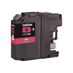 BROTHER LC-123 cartouche d encre magenta haute capacité 600 pages 1-pack blister sans alarme