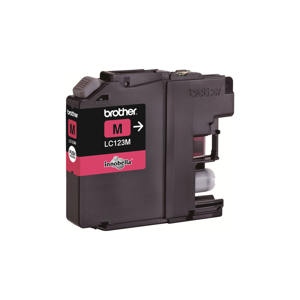 BROTHER LC-123 cartouche d encre magenta haute capacité 600 pages 1-pack blister sans alarme