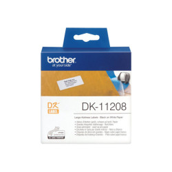 BROTHER P-TOUCH DK-11208 die-cut adress label big 38x90mm 400 labels
