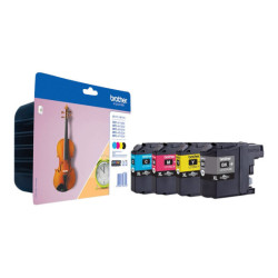 BROTHER LC-127XL cartouche dencre noir et tricolore haute capacité 1-pack blister sans alarme