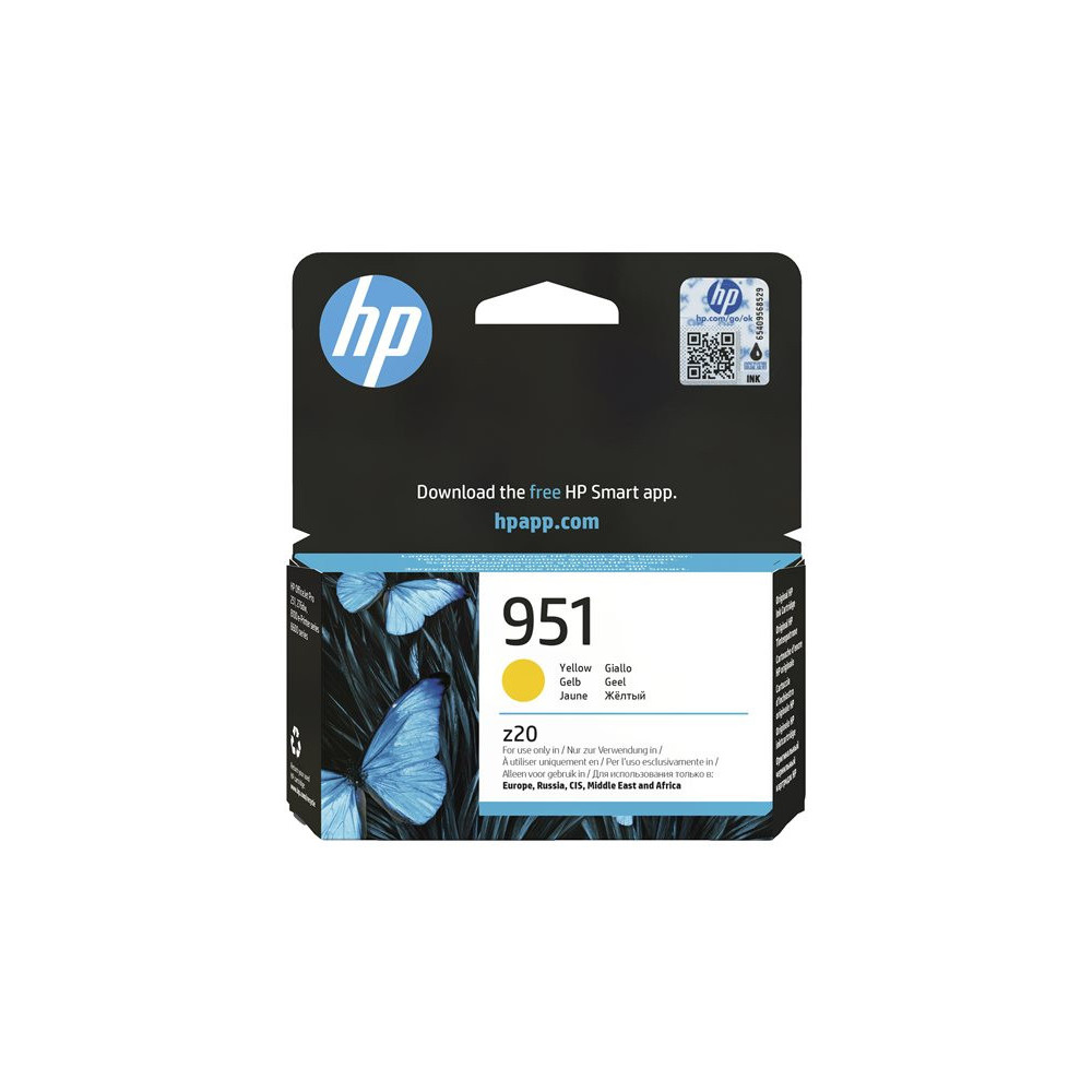 HP 951 original Ink cartridge CN052AE BGX yellow standard capacity 700 pages 1-pack Officejet