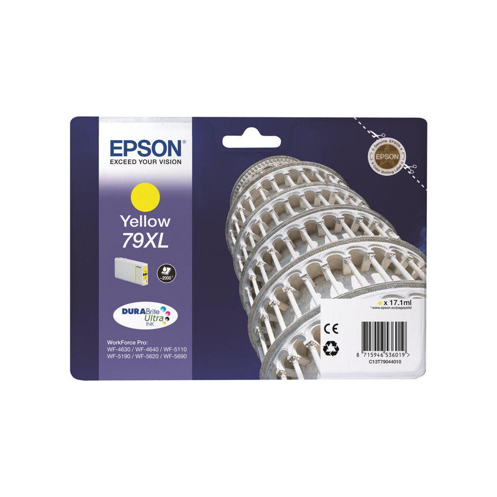 EPSON 1LB 79XL ink cartridge yellow high capacity 17.1ml 2.000 pages 1-pack