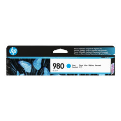 HP 980A original Ink cartridge D8J07A cyan standard capacity 86.5ml 6.600 pages 1-pack Office jet Enterprise