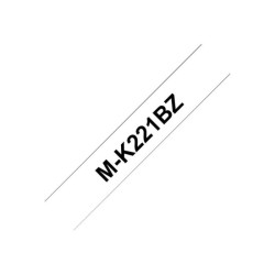 BROTHER P-TOUCH MK-221B noir sur blanc 9mm