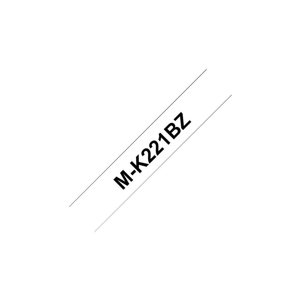 BROTHER P-TOUCH MK-221B noir sur blanc 9mm