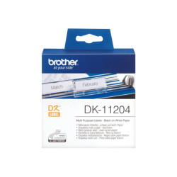 BROTHER P-TOUCH DK-11204 die-cut multi purpose label 17x54mm 400 labels