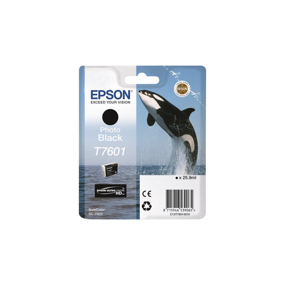 EPSON 5LB T7601 ink cartridge photo black high capacity 25 9ml 1-pack