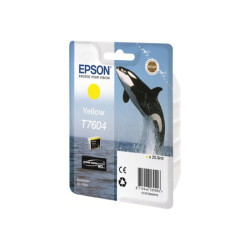 EPSON 5LB T7604 ink cartridge yellow high capacity 25 9ml 2127 pages 1-pack