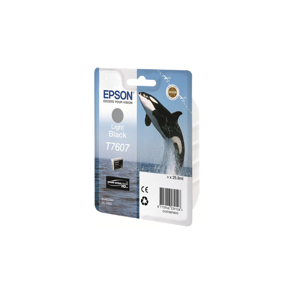 EPSON 5LB T7607 ink cartridge light black high capacity 25 9ml 10230 pages 1-pack