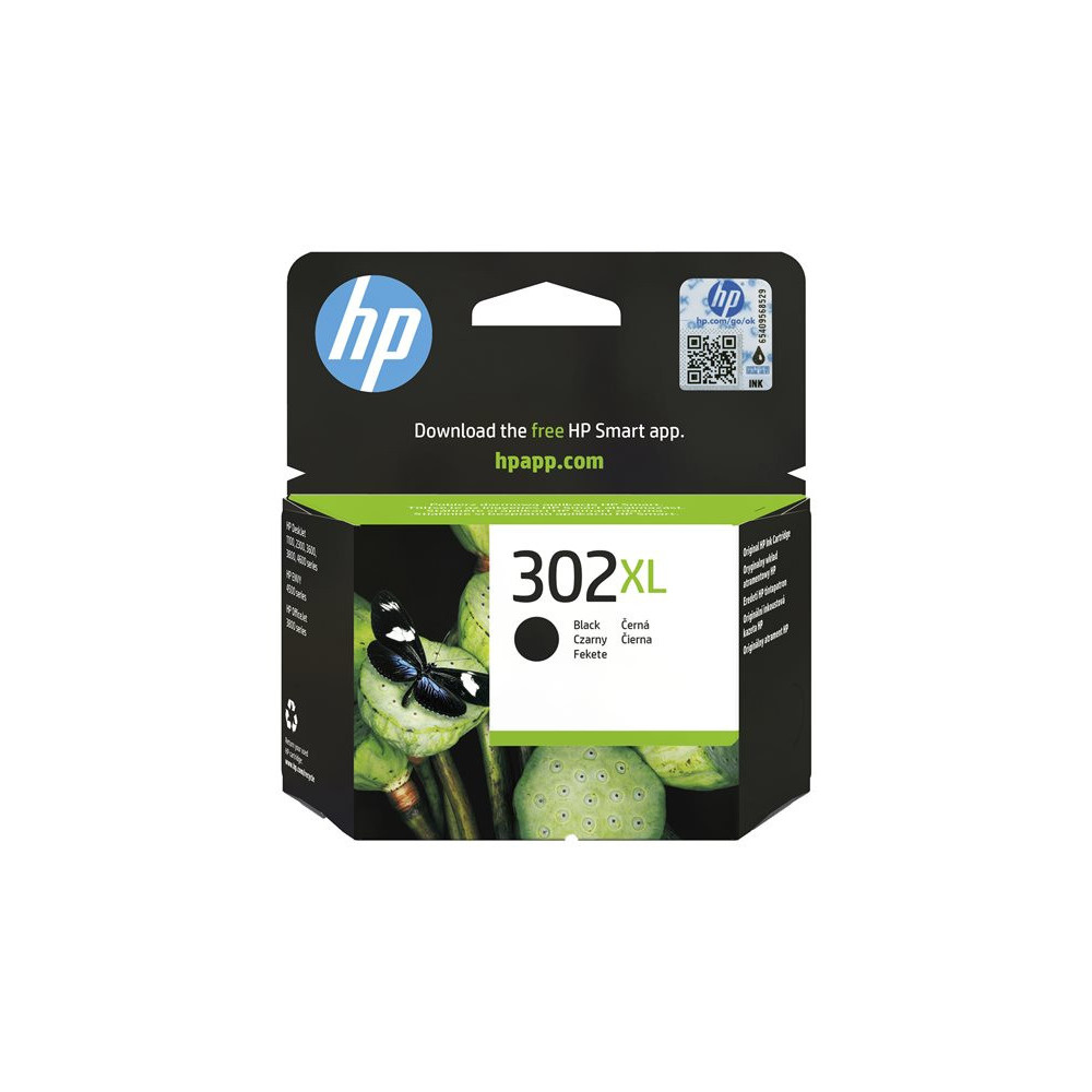 HP 302XL original Ink cartridge F6U68AE UUS black
