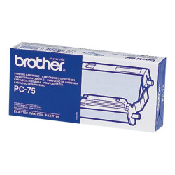 BROTHER PC-75 cassette ruban noir 144 pages pack de 1