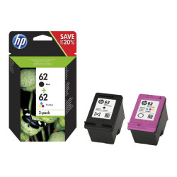 HP 62 original Ink cartridge N9J71AE Combo 2-Pack Standard Capacity Black and Colour cartridge