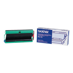 BROTHER PC-75 cassette ruban noir 144 pages pack de 1
