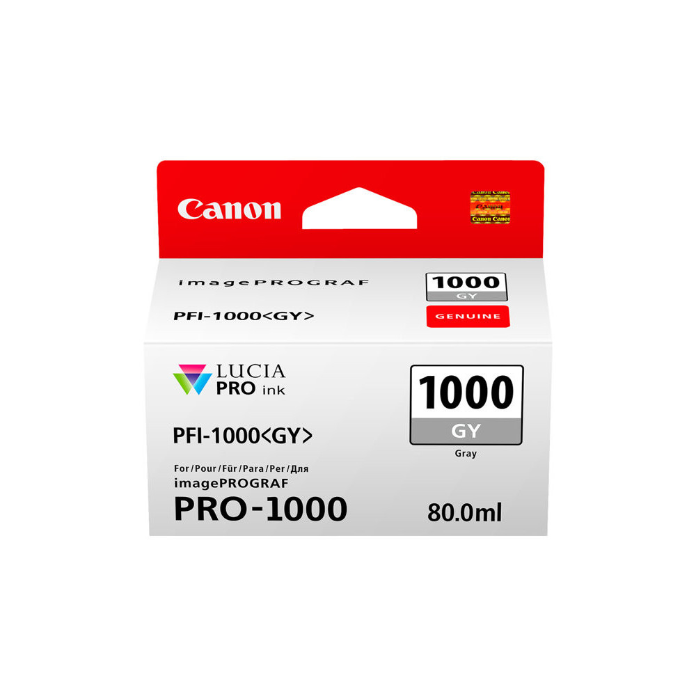 CANON 1LB PFI-1000gy Ink gray standard capacity 80ml 1-pack iPF1000