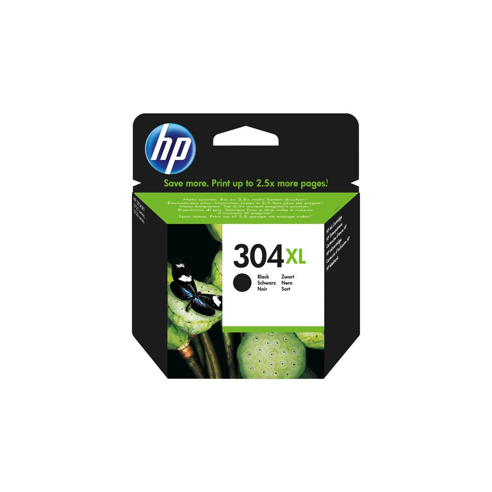 HP 304XL original Black Ink cartridge N9K08AE UUS