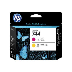 HP 744 original Printhead F9J87A Magenta & Yellow