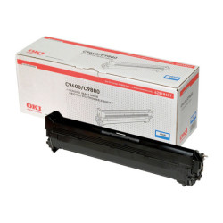 OKI C9600, C9650, C9800, C9850 tambour cyan capacité standard 30.000 pages pack de 1