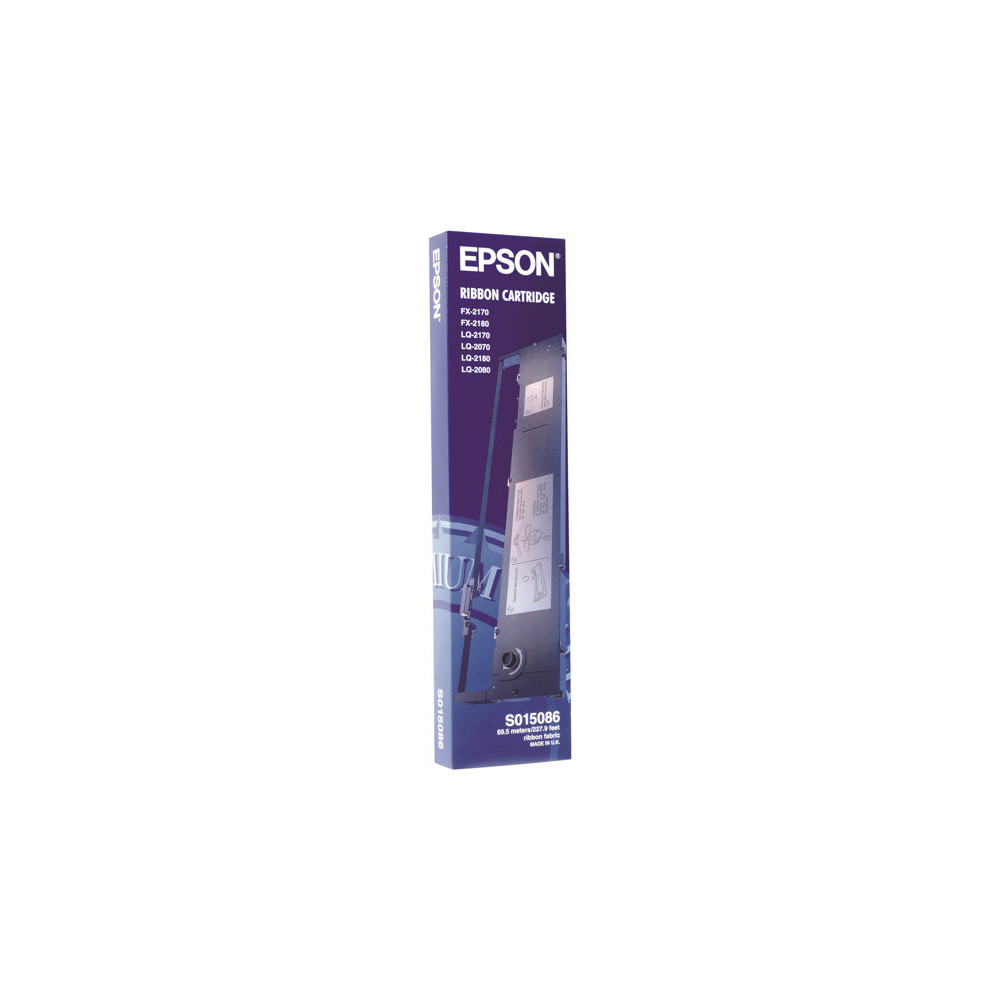 EPSON S015086 ruban noir 8.000.000 caractères pack de 1