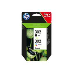 HP 302 original Ink cartridge X4D37AE Combo 2-Pack