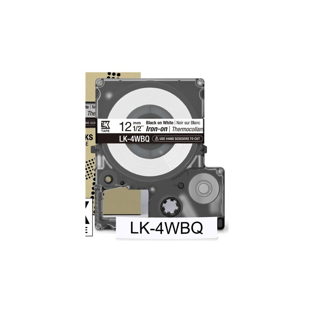 EPSON LK-4WBQ Thermocollant Noir/Blanc