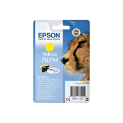 EPSON 1LB T0714 ink cartridge yellow standard capacity 5.5ml 1-pack blister without alarm