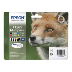 EPSON 2LB T1285 ink cartridge black and tri-colour standard capacity 5.9ml and 3 x 3.5ml 4-pack RF-AM blister w/s