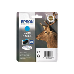 EPSON 1LB T1302 ink cartridge cyan extra high capacity 10.1ml 1-pack blister without alarm - DURABrite Ultra Ink