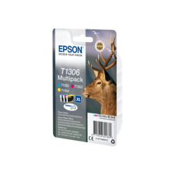 EPSON 1LB T1306 ink cartridge tri-colour extra high capacity 3 x 10.1ml 3-pack blister without alarm - DURABrite Ultra Ink