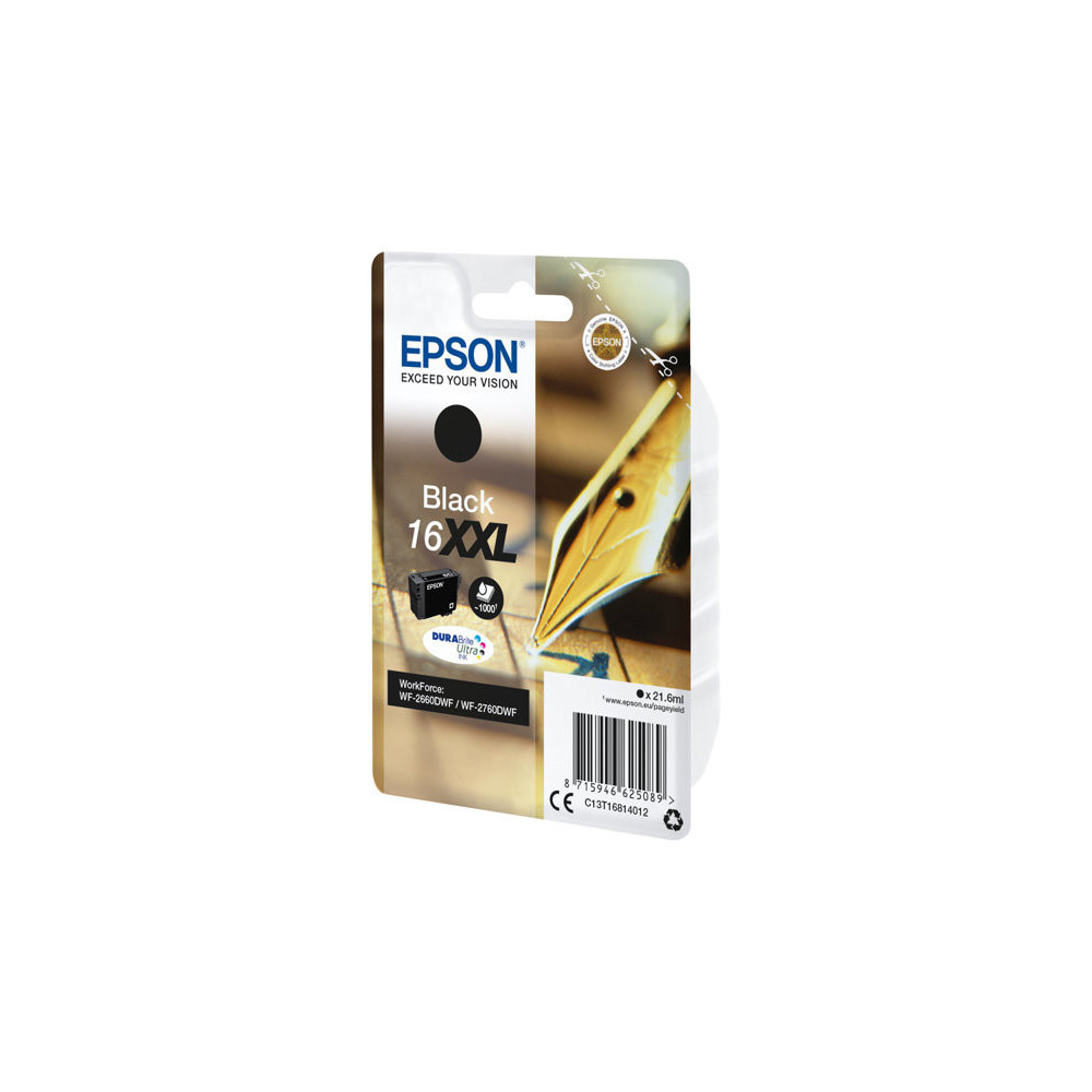 EPSON 6LB 16XXL ink cartridge black extra high capacity 1.000 pages 1-pack