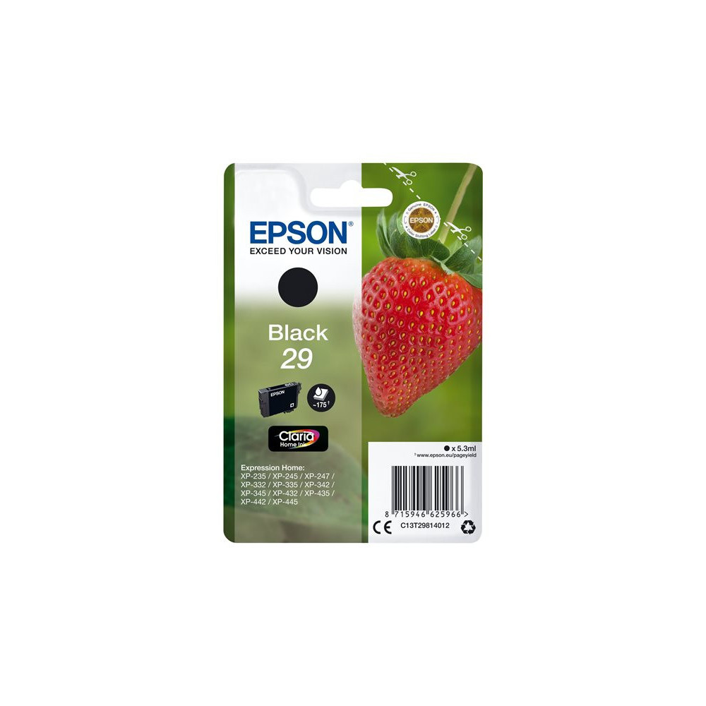 EPSON 4LB Singlepack Black 29 Claria Home Ink