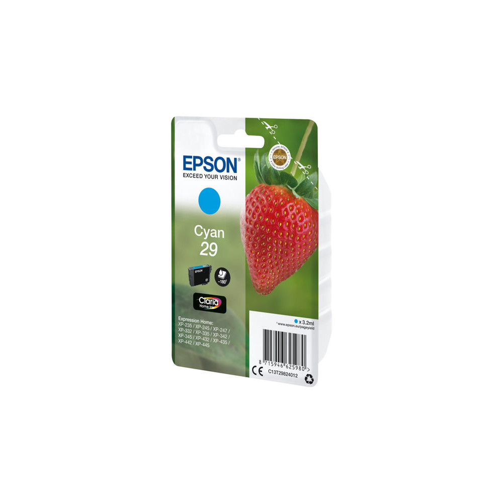 EPSON 1LB Cartridge Fraise Ink Claria Home Cyan w/s