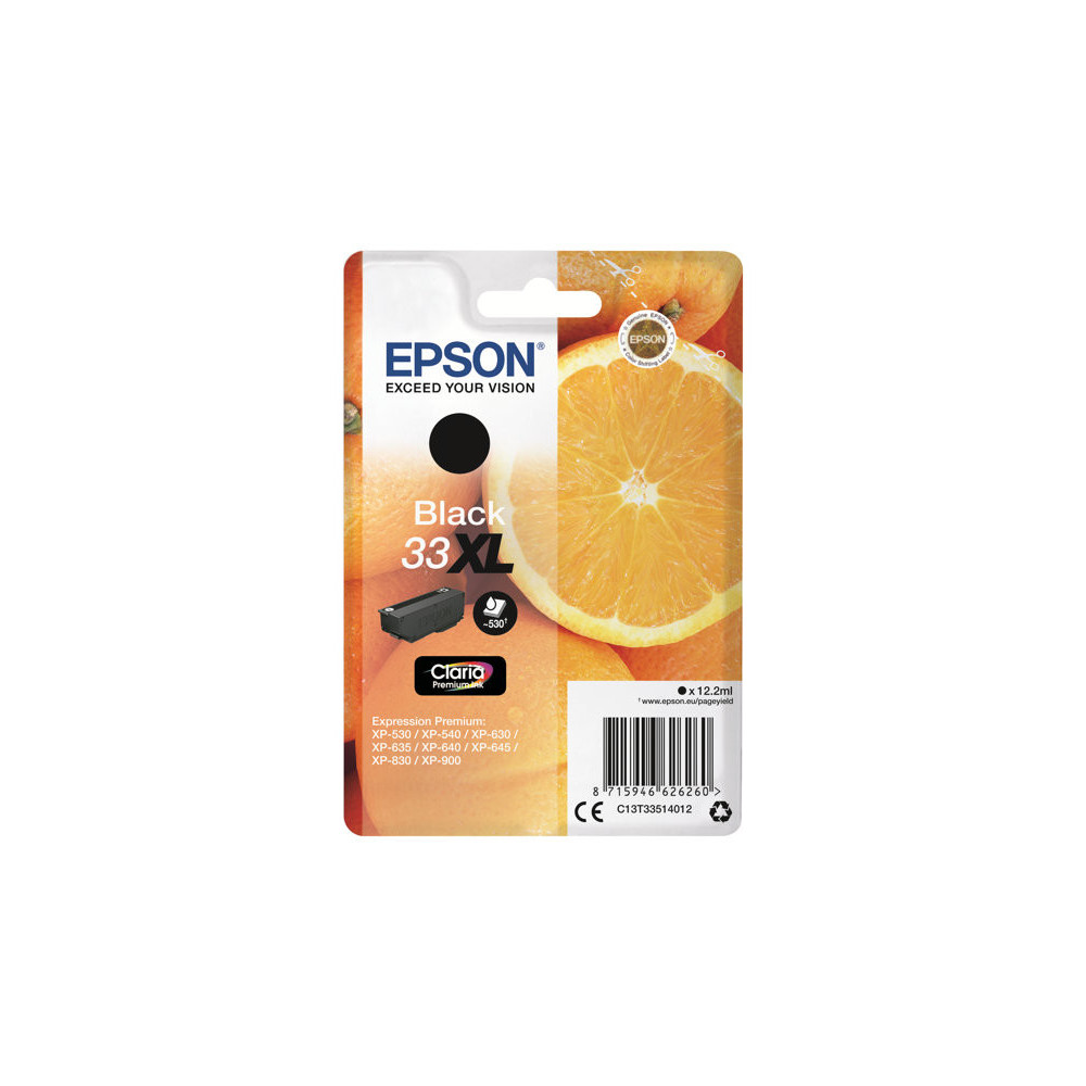 EPSON 4LB 33XL Ink Black Claria Premium Singlepack w/s