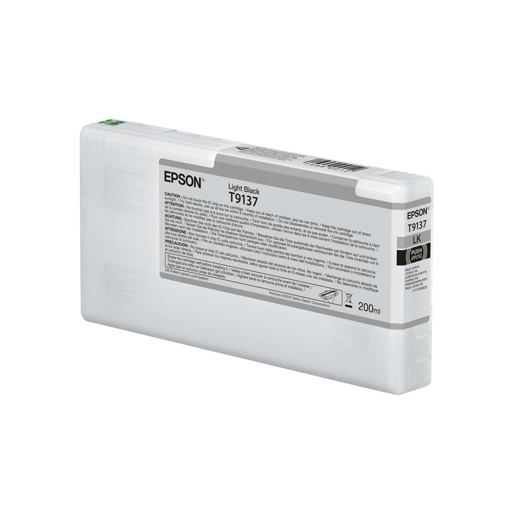 EPSON 5LB T9137 Light Black Ink Cartridge 200ml