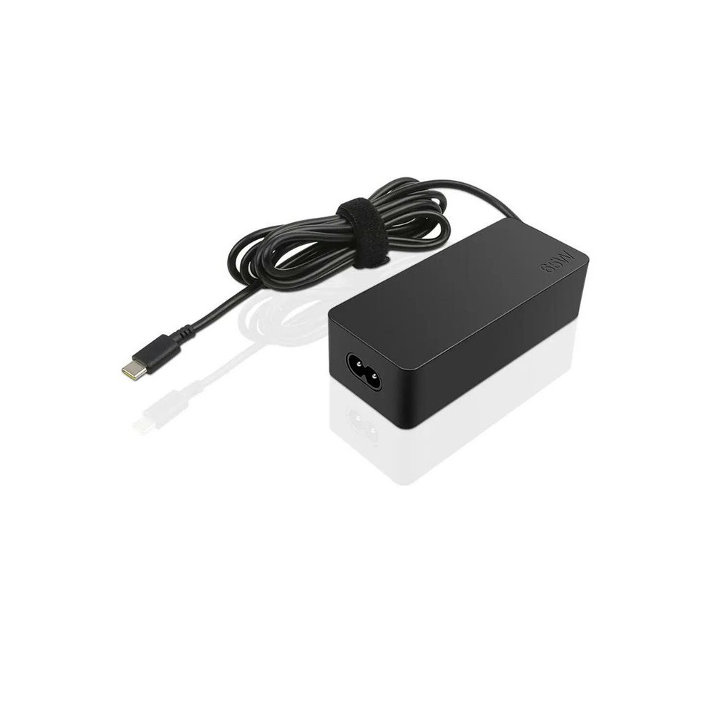 LENOVO 65W Standard AC Adapter (USB Type-C) - Adaptateur secteur - CA 100-240 V - 65 Watt - ThinkRed