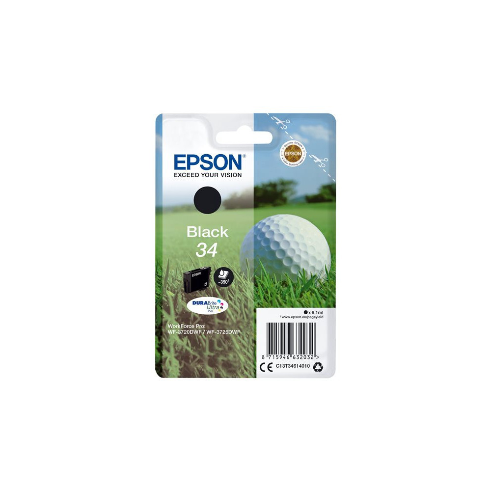 EPSON 4LB Singlepack Black 34 - DURABrite Ultra Ink