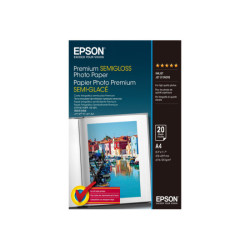 EPSON PREMIUM semi brillant photo papier inkjet 251g/m2 A4 20 feuilles pack de 1